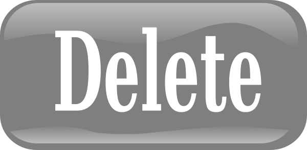 Delete Button Transparent PNG