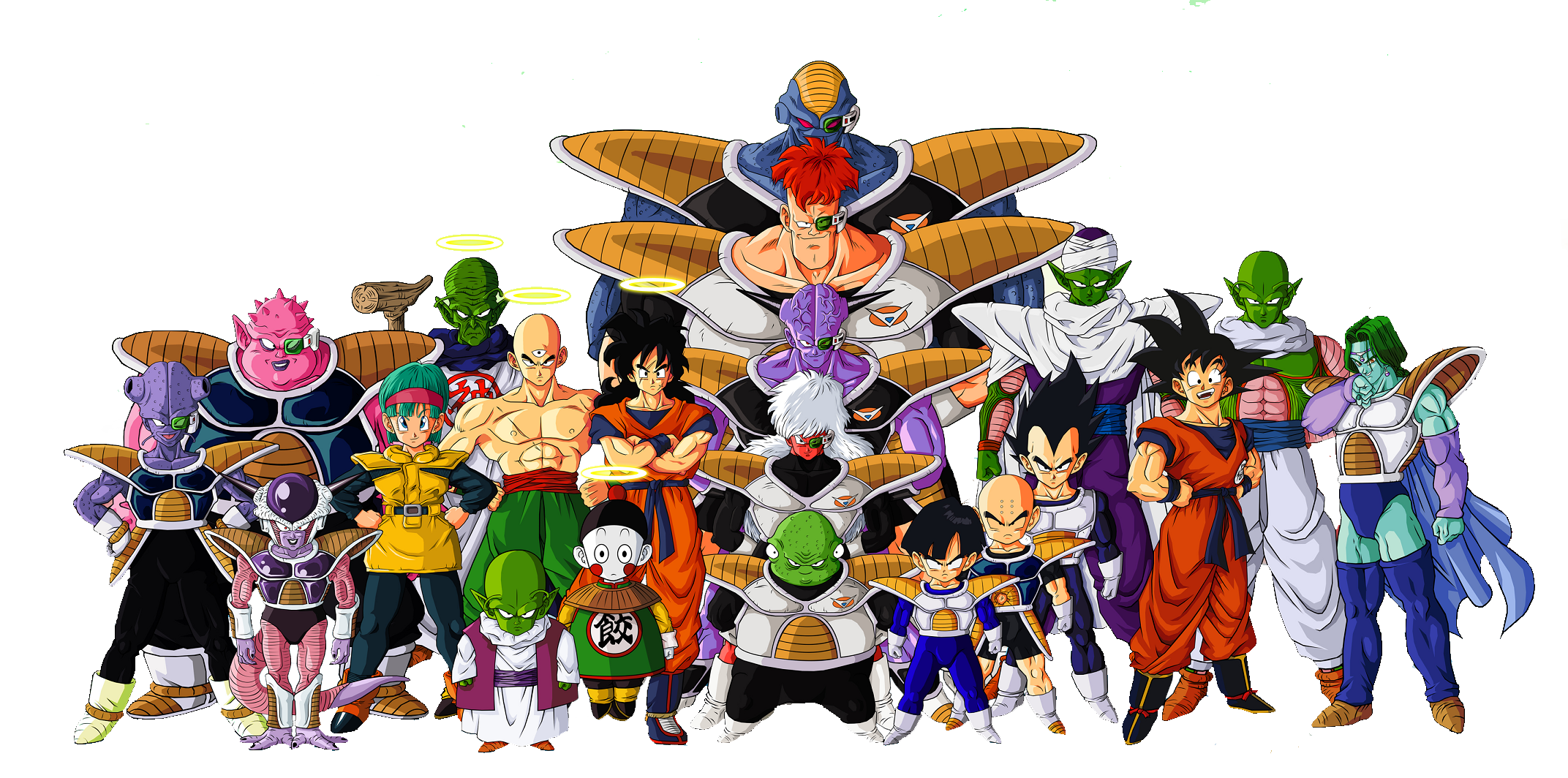 Dragon Ball Z Characters PNG File