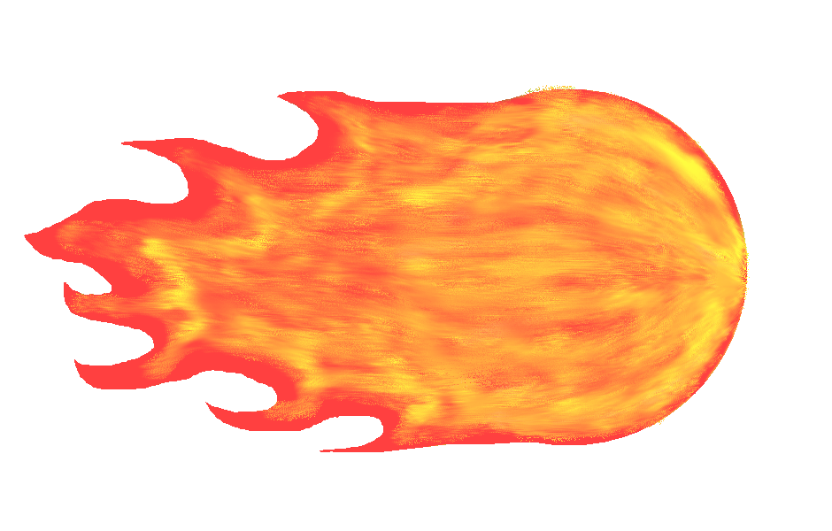 Image PNG de boule de feu