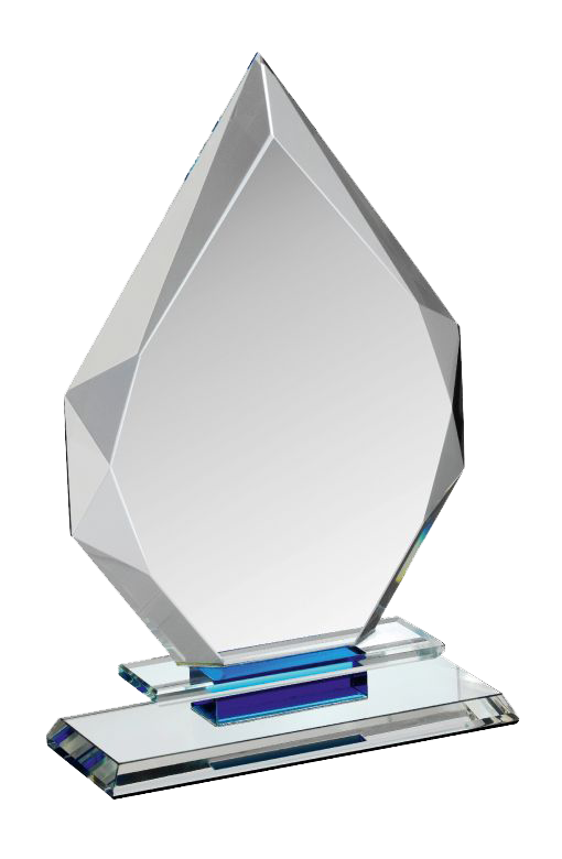 Foto di PNG del premio in vetro