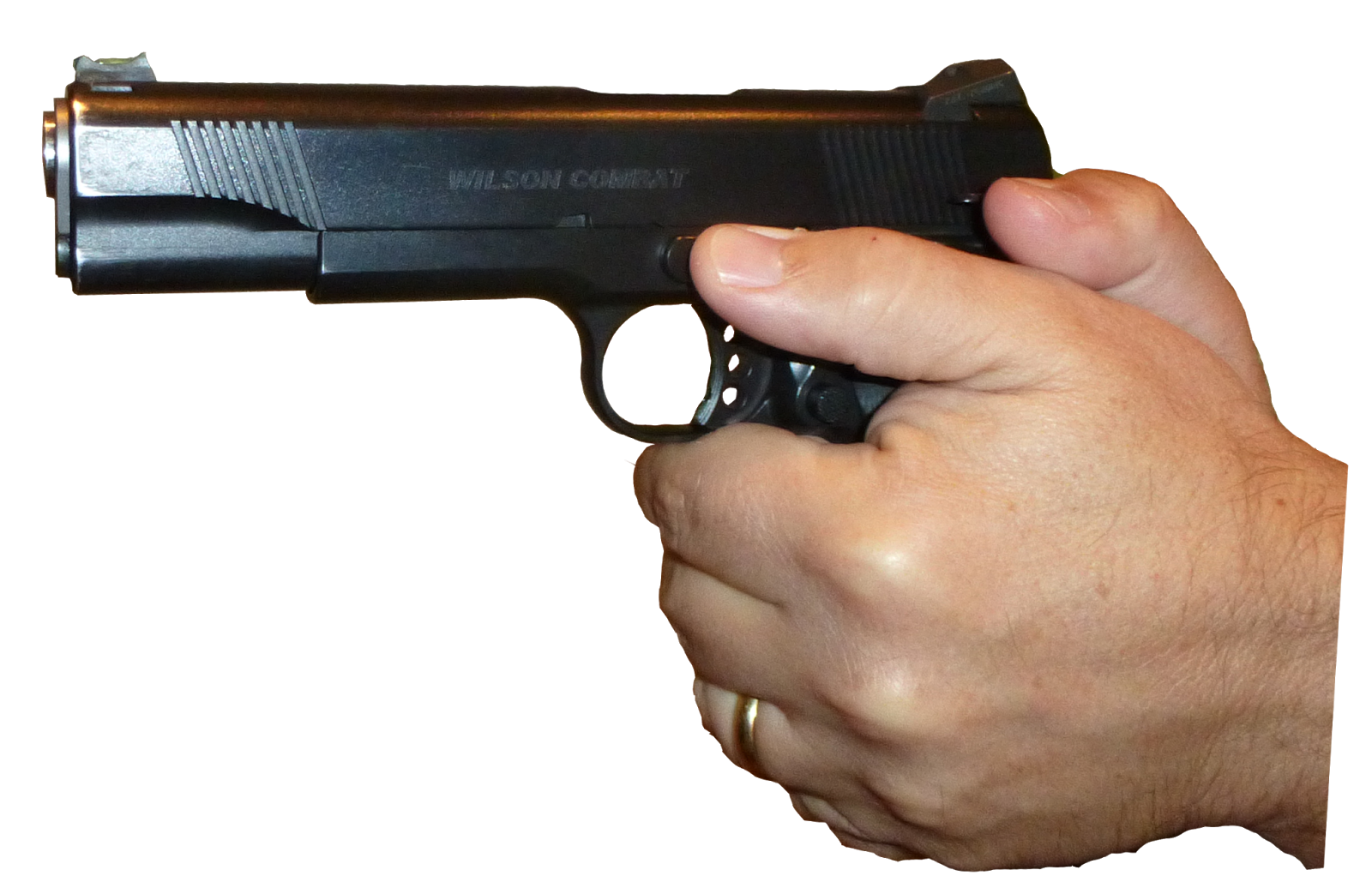 Gun In Hand PNG Clipart