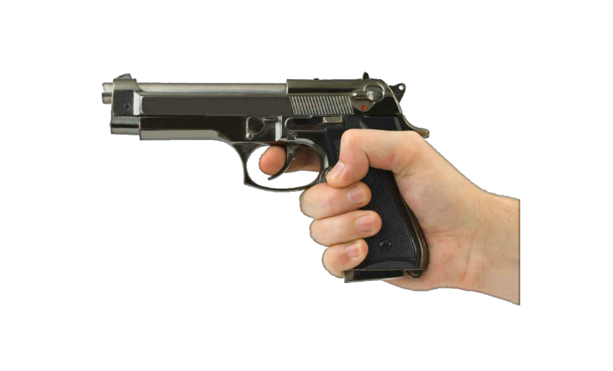Gun In Photos à la main PNG