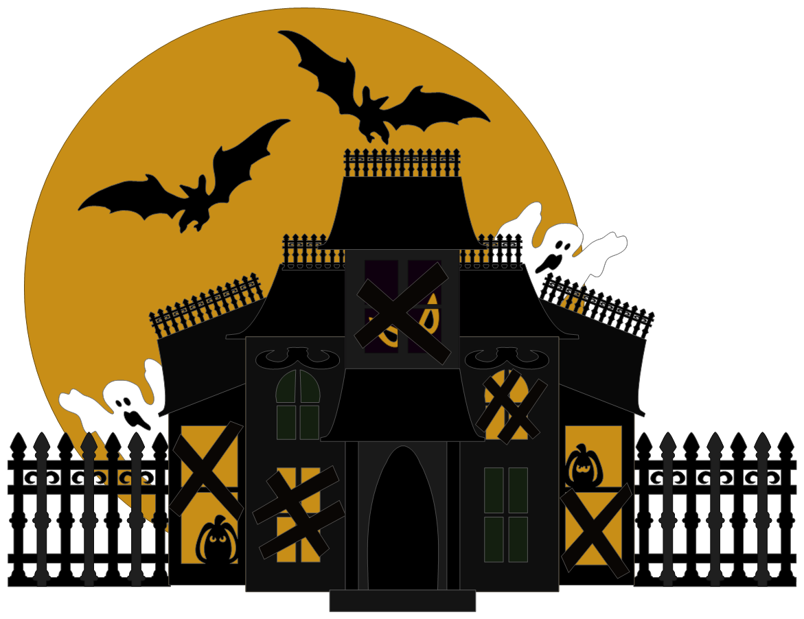 Halloween Haus PNG transparentes Bild