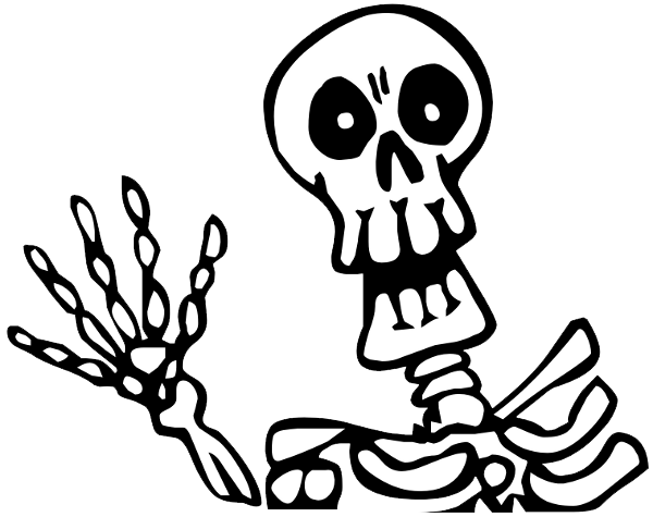 Víspera de Todos los Santos esqueleto PNG PICture