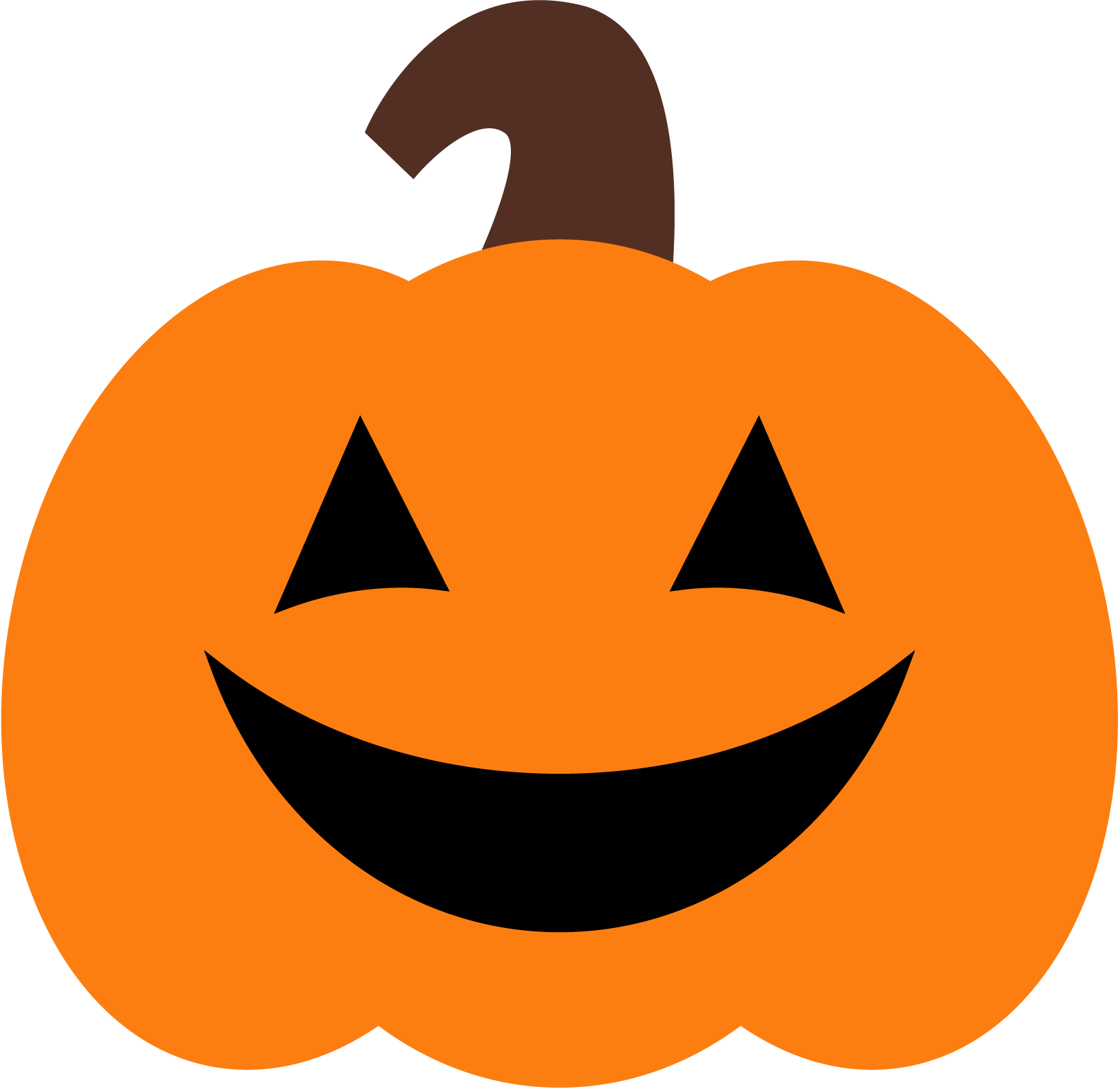 Happy Pumpkin Transparent Background