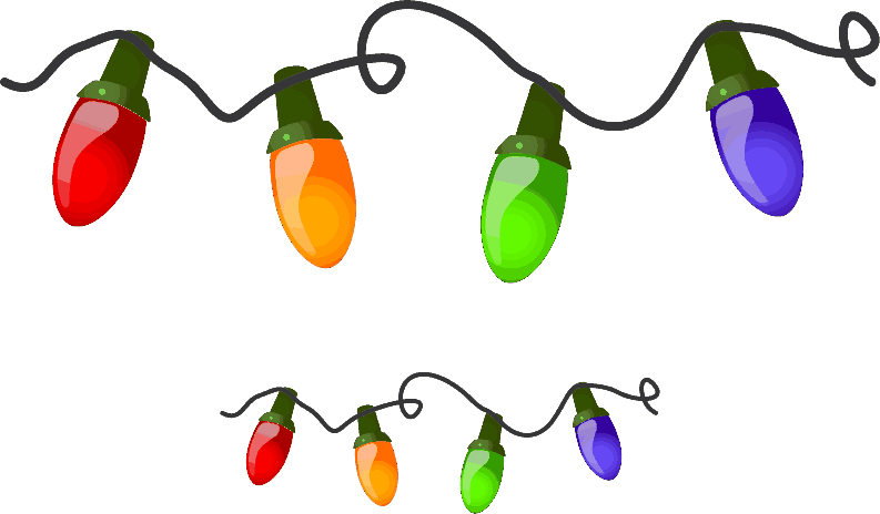 Holly Lights PNG Free Download