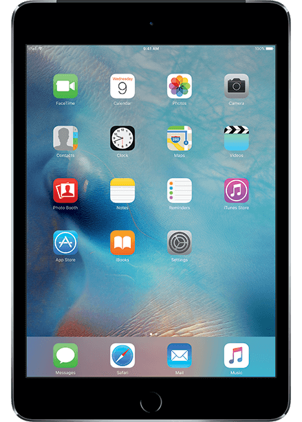 Sfondo Trasparente tablet iPad