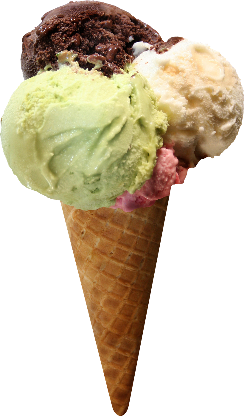 Ice Cream Cone PNG Transparent Image