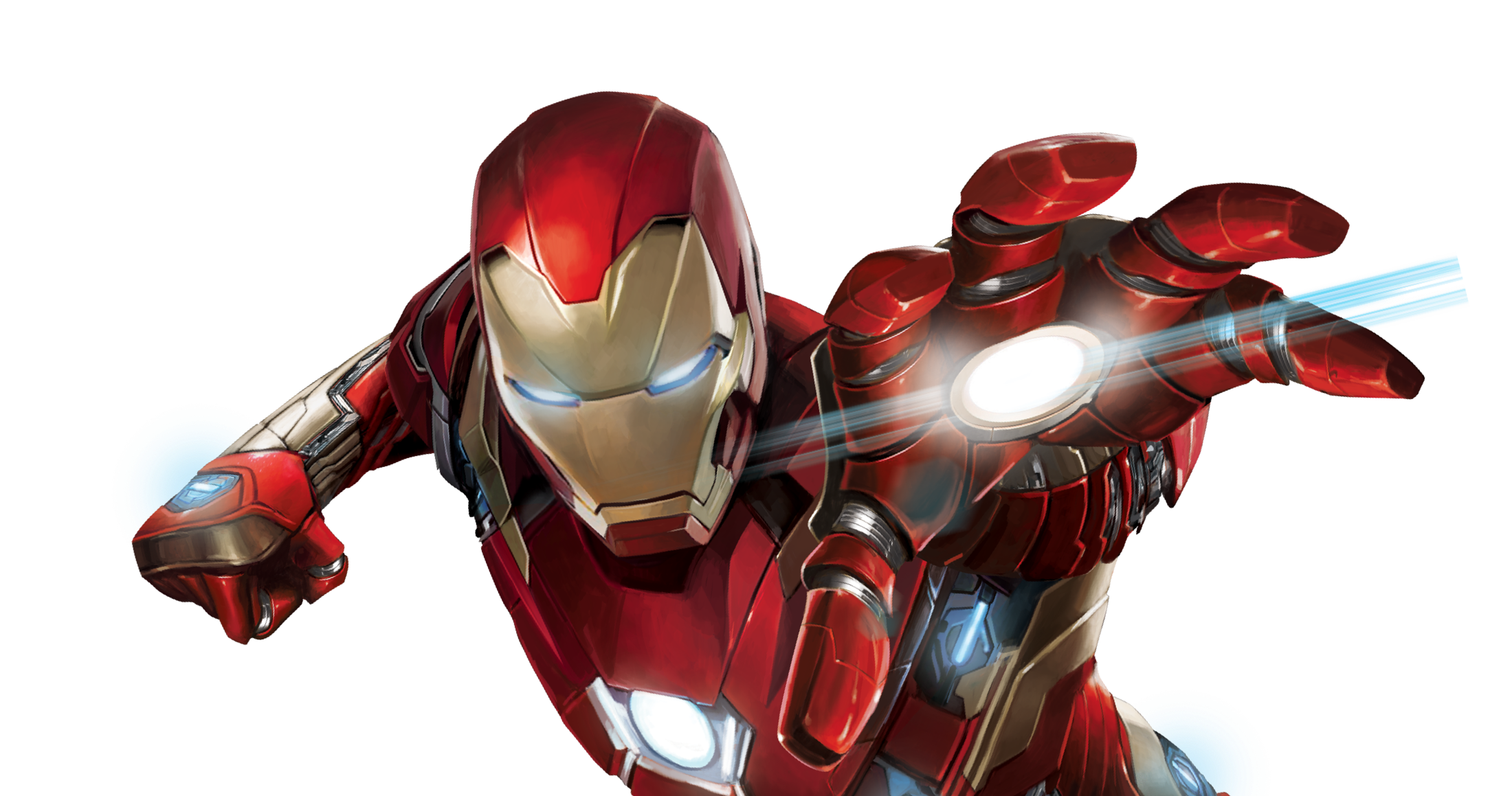 Iron Man Flying PNG Transparent Image