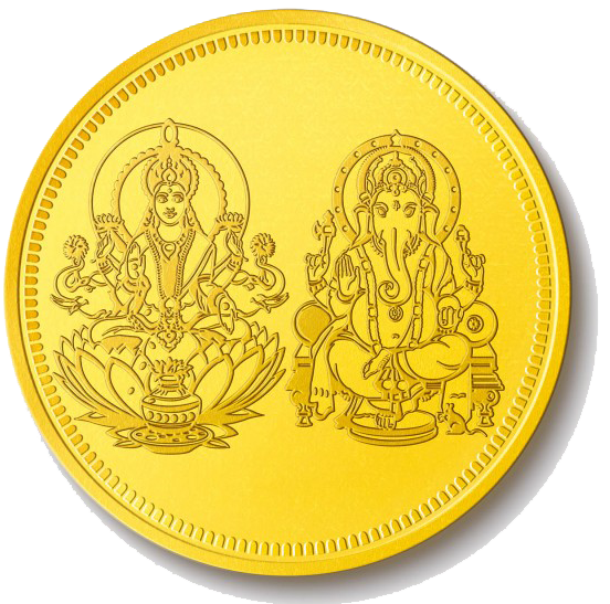 Lakshmi الذهب عملة PNG الموافقة المسبقة عن علم