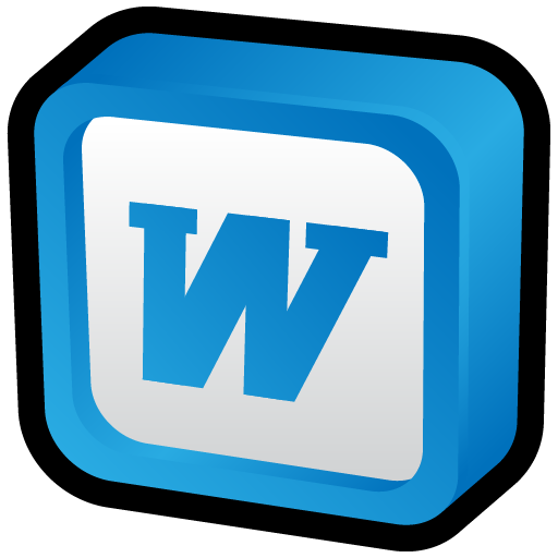 MS Word Transparent PNG