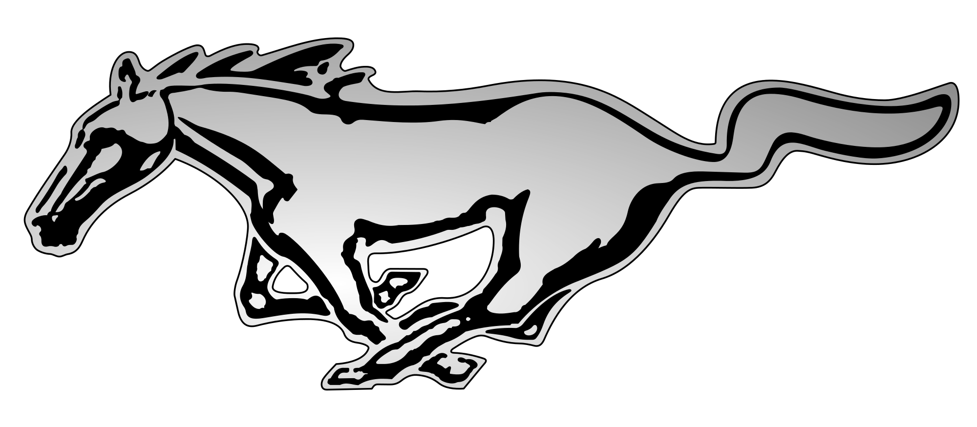 Mustang logo PNG fotos