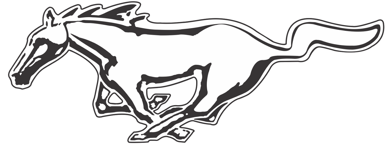 Mustang Logo PNG Прозрачное изображение