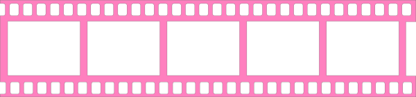 Pink Filmstrip Transparent Background