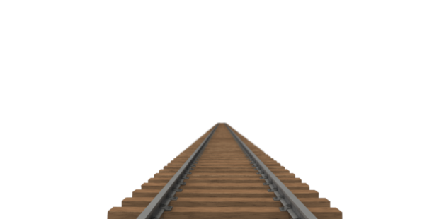 Railroad Tracks PNG Transparent Image
