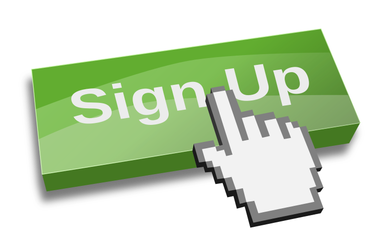 Sign Up Button PNG Picture