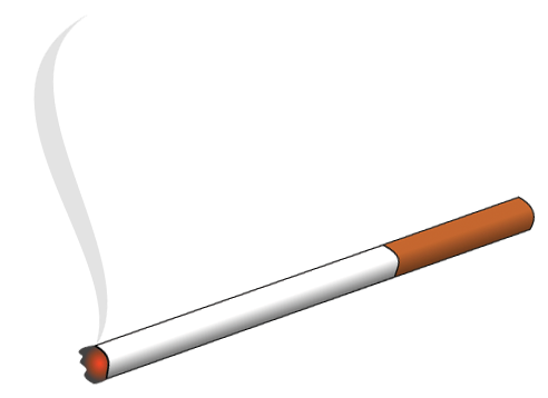 Fichier PNG de cigarette de la vie de voyou