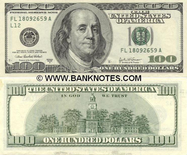 Соединенные Штаты Доллар Банкнота PNG Clipart