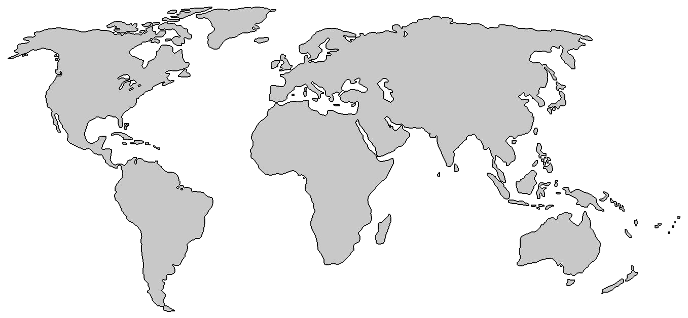 World Map PNG Transparent Image