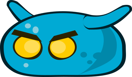 Monstruo azul PNG PICture