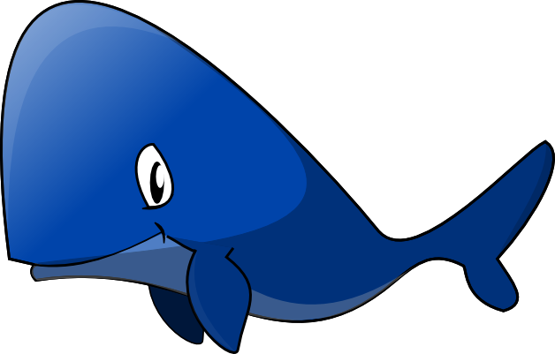 Baleine bleu Transparente PNG