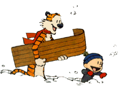 Calvin e Hobbes PNG Trasparente