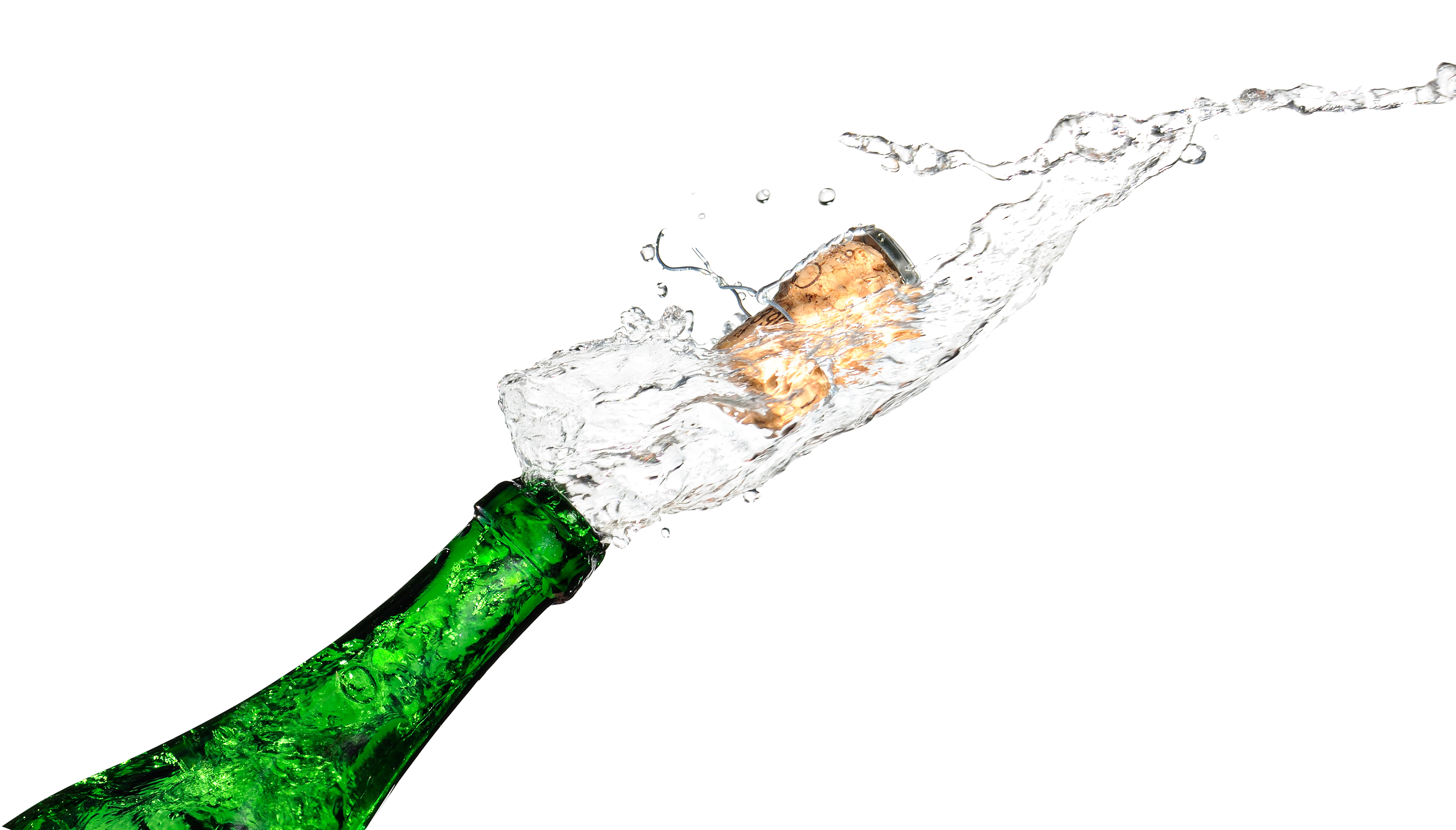 Champagne Popping PNG Transparent