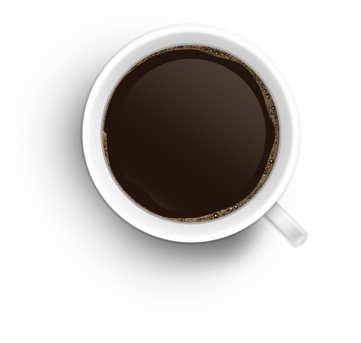 Kahve kupa üst PNG görüntü
