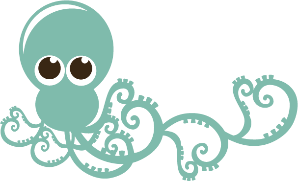 Cute Octopus PNG HD