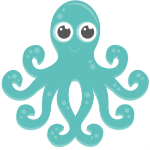 Cute Octopus Transparent PNG