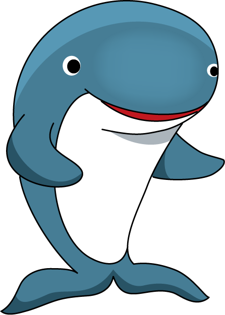 Cute Whale PNG Free Download