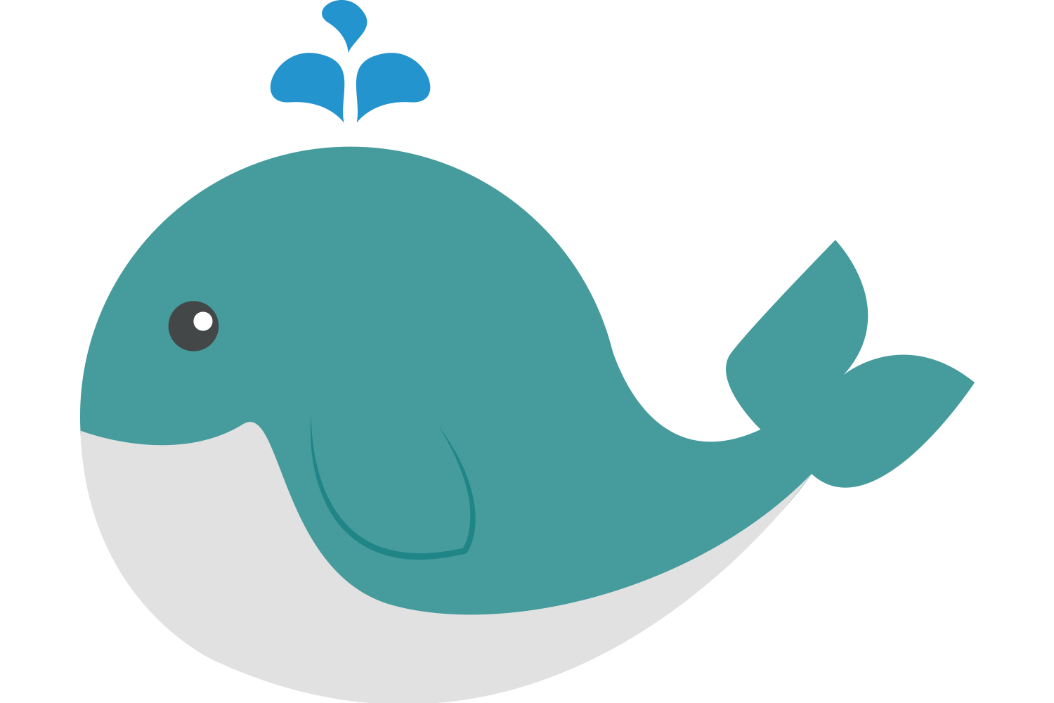 Sevimli balina PNG HD