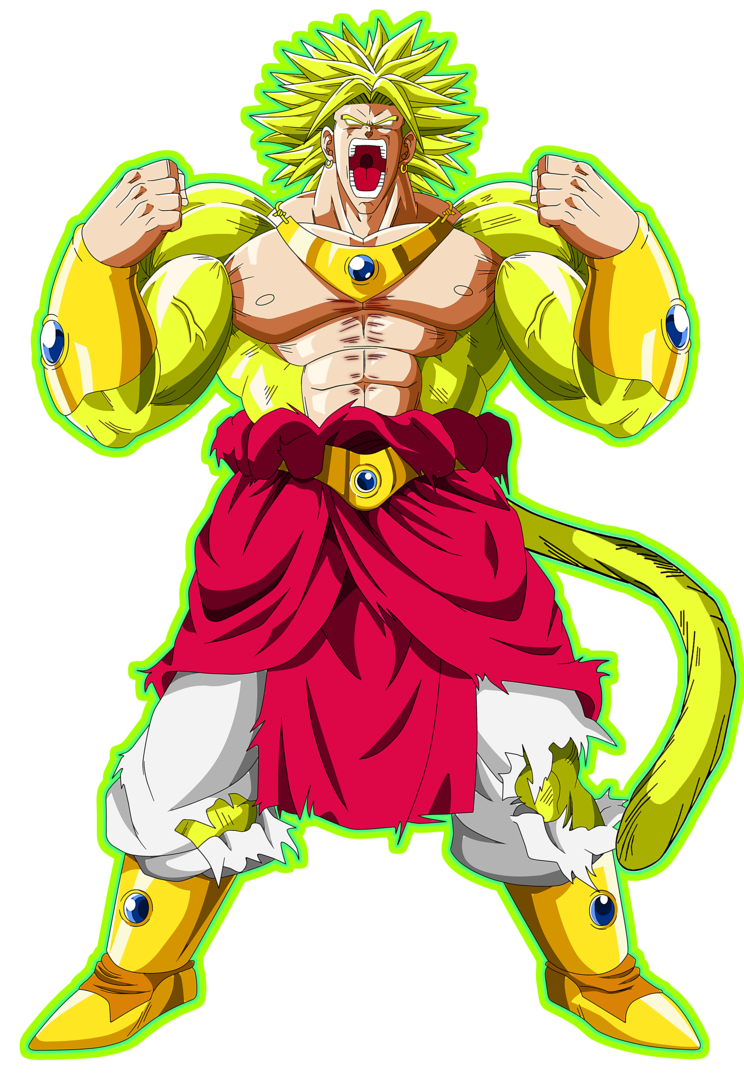 Dragon ball broly PNG Transparent Picture