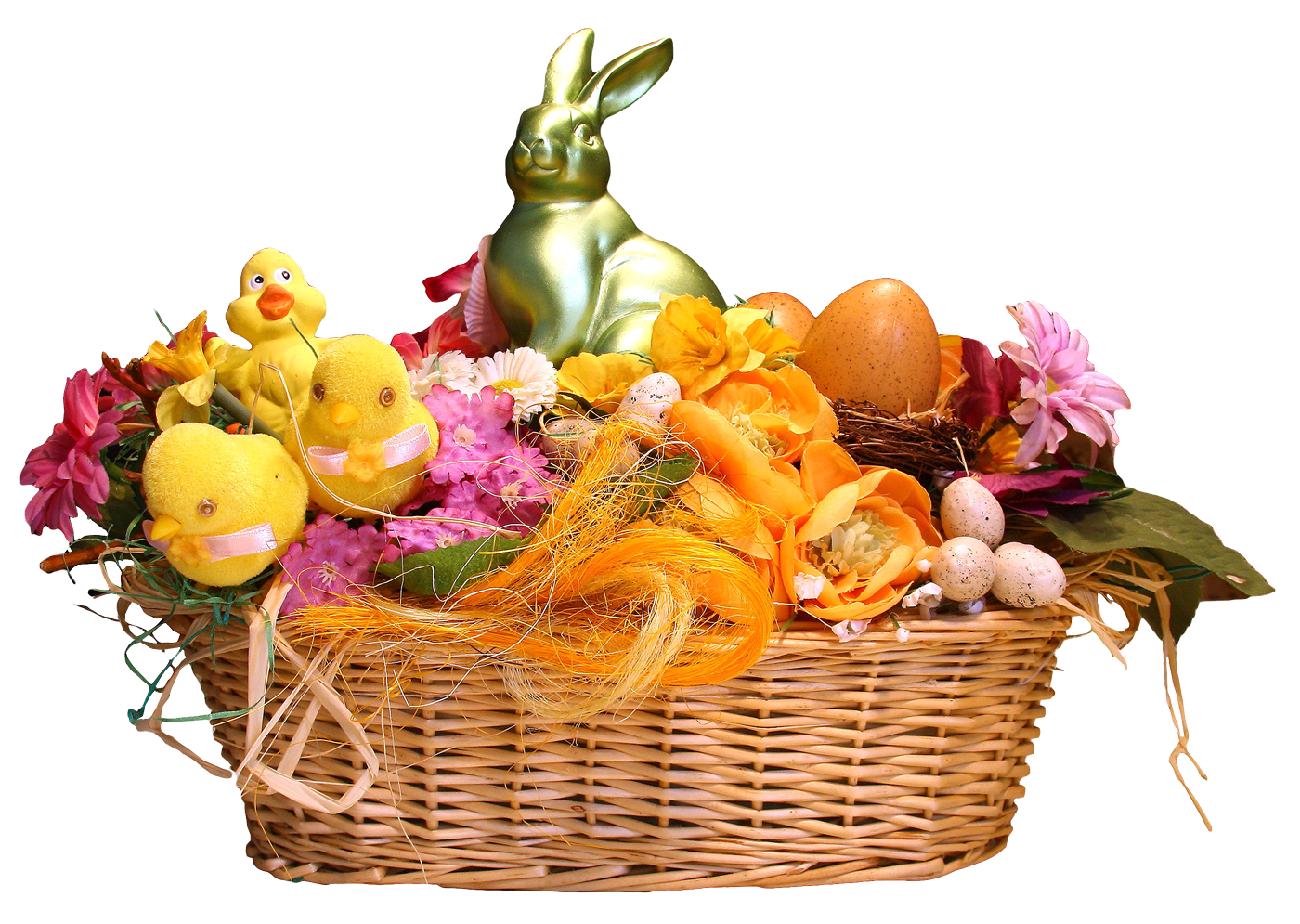 Easter Basket PNG Transparent