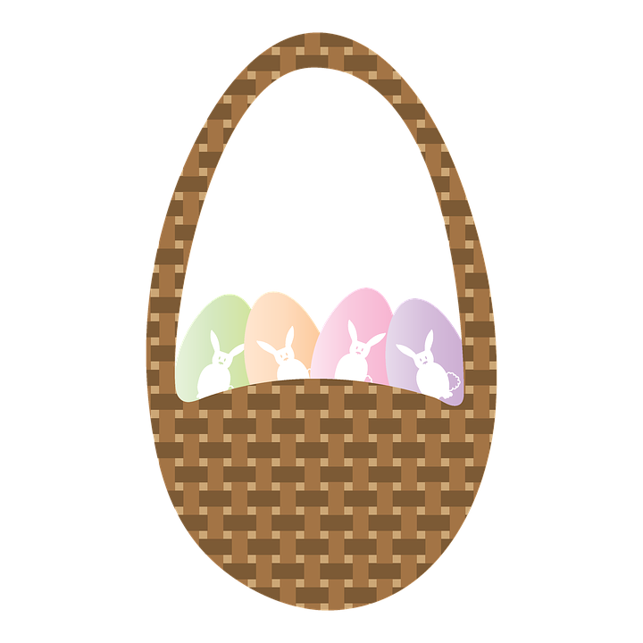 Easter Basket Transparent Background