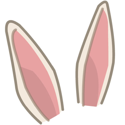 Ears de conejito de Pascua PNG HD