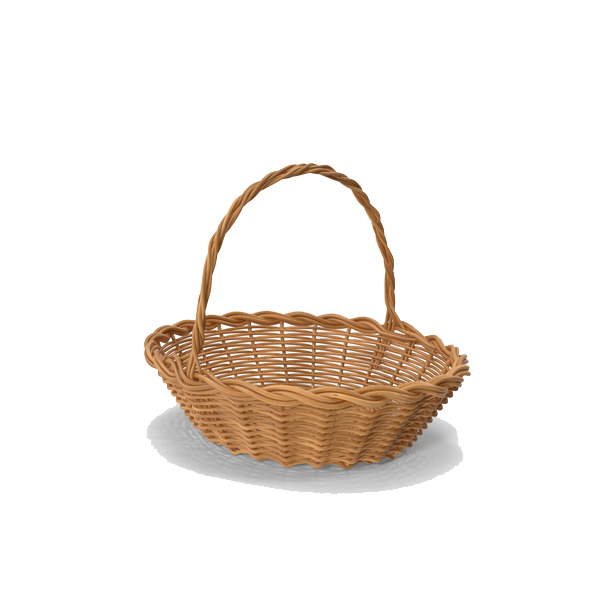 Empty Easter Basket PNG HD