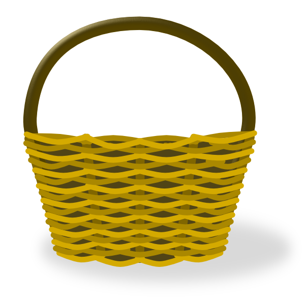 Empty Easter Panier PNG picture