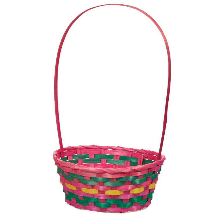 Empty Easter Basket Transparent Background
