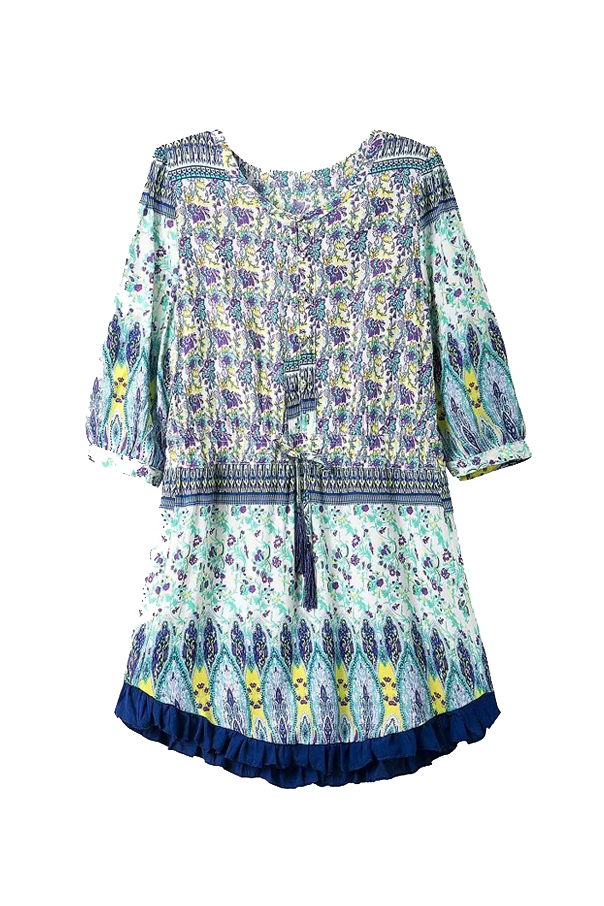 Цветочное платье PNG Image