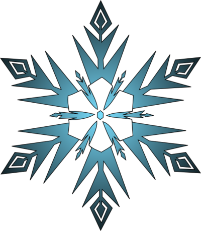 Frozen Snowflake PNG Clipart
