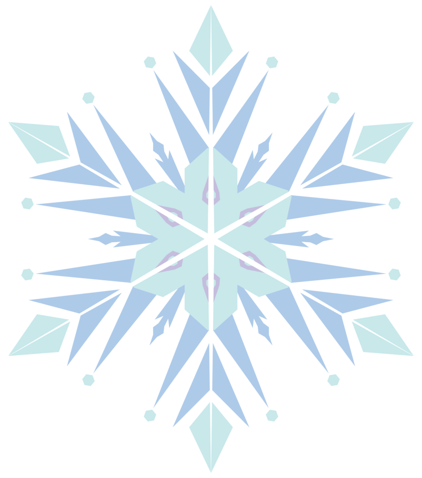 Frozen Snowflake PNG Transparent Image