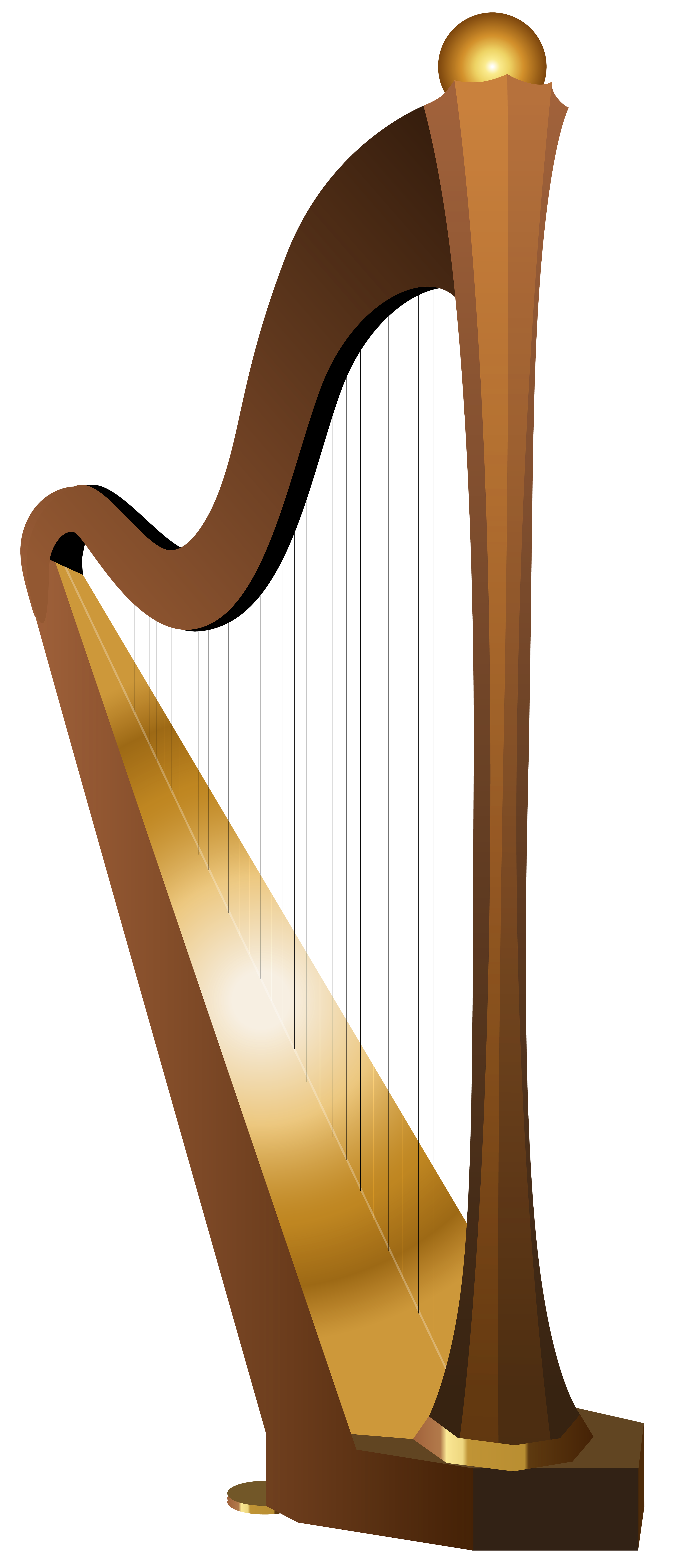Harp PNG Transparent Image