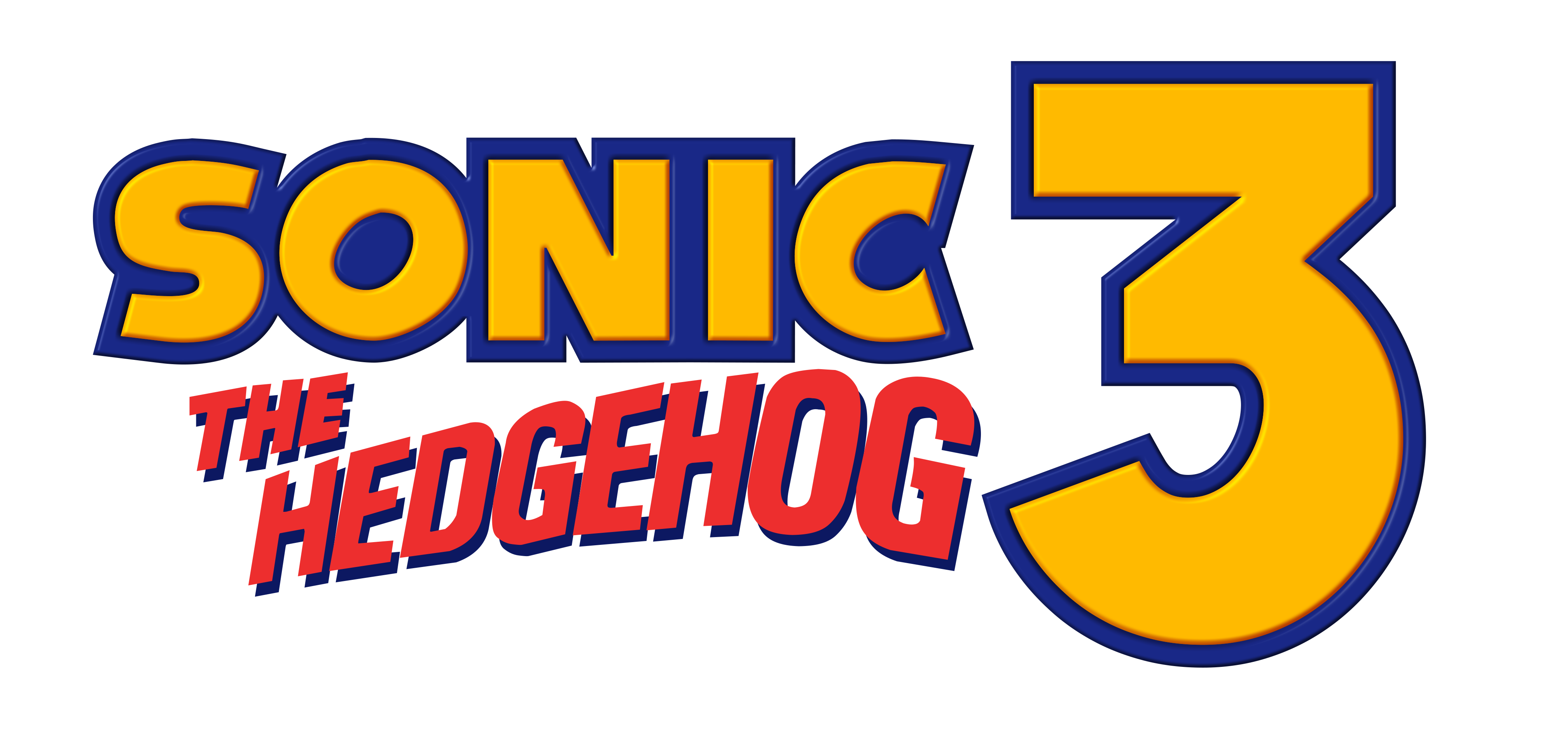 Sonic the hedgehog logo fondo transparente