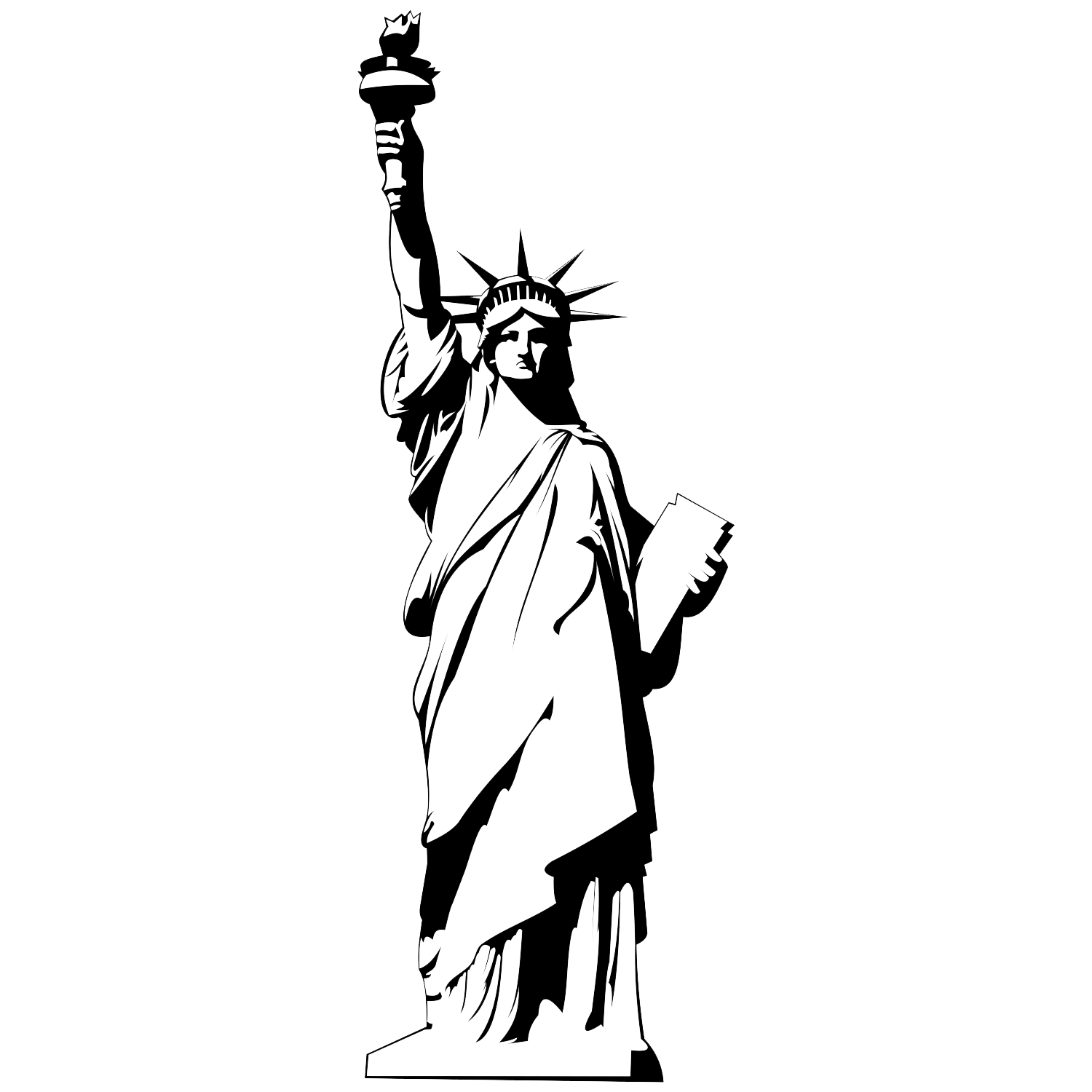 Immagine di PNG della statua della libertà