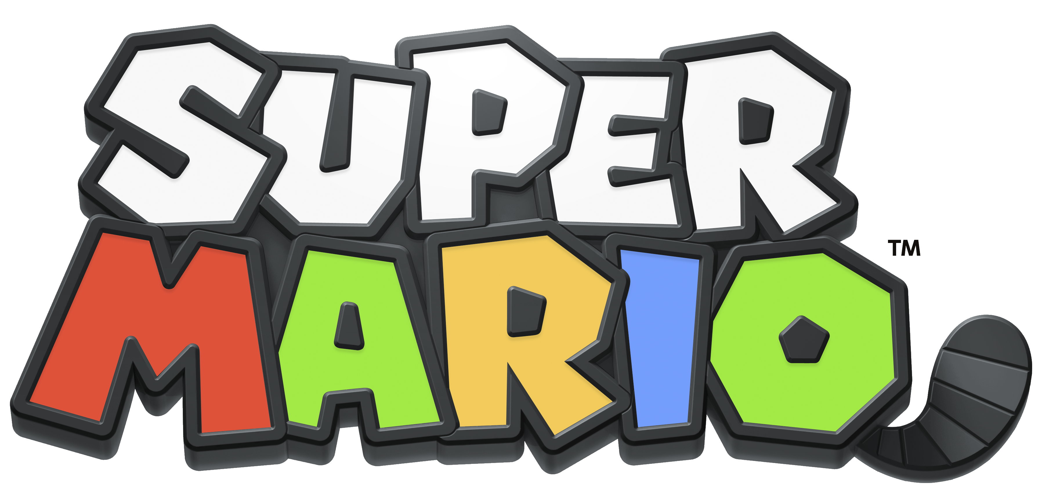 Super Mario logo прозрачный PNG
