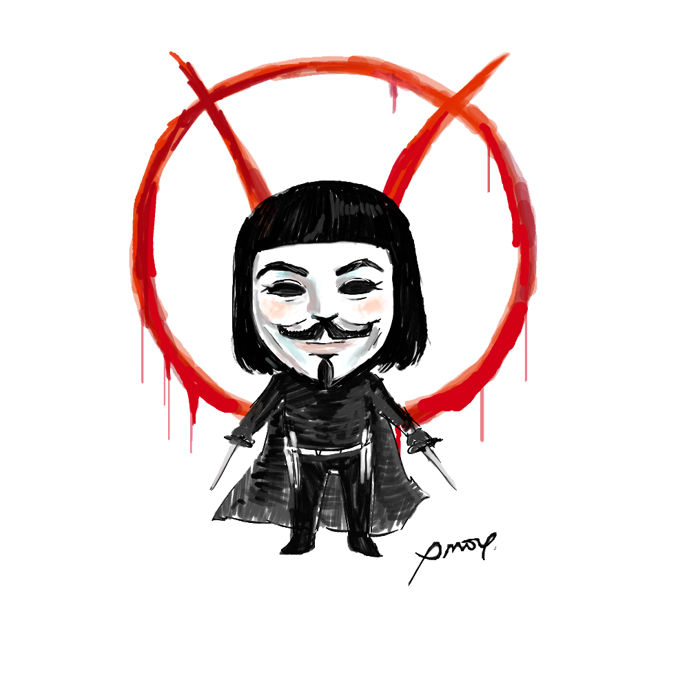 الخامس ل Vendetta شفافة PNG