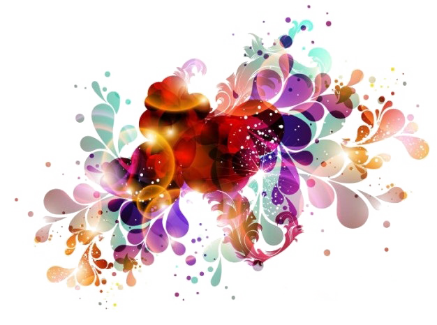 Warna abstrak gambar PNG