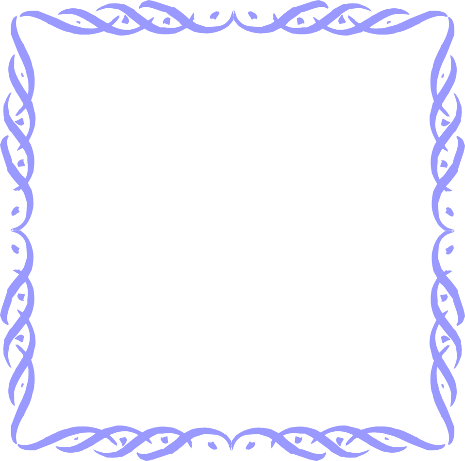 Immagine del PNG della cornice del bordo blu