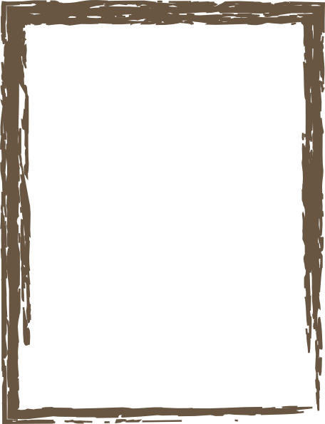 Imagem de PNG de quadro de borda marrom